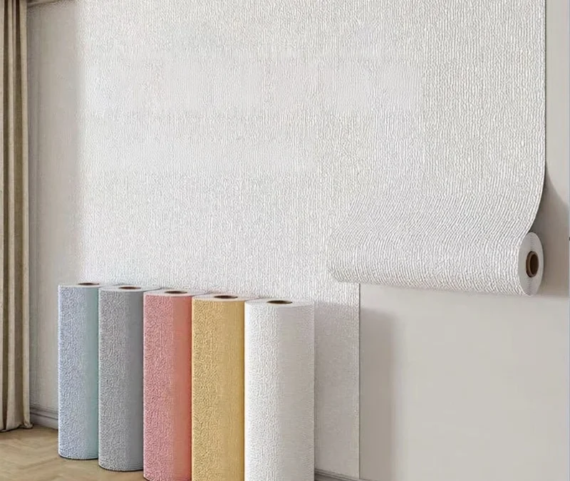 How to Instantly Upgrade Any Creative Studio Using Self-Adhesive Linen Wallpaper (No Renovation Needed)