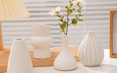 Why Every Creative Hobbyist Needs a Nordic White Ceramic Vase in Their Workspace