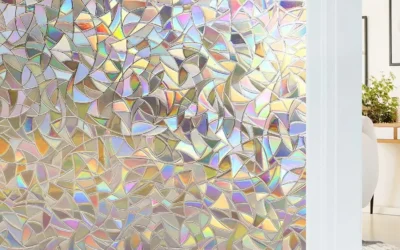 How to Transform Ordinary Windows into Art with Rainbow Stained Glass Film